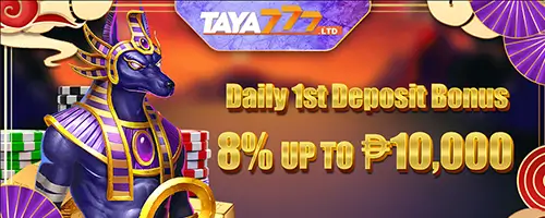 8% Araw-araw na Bonus sa Unang Deposit Up To ₱ 10,000